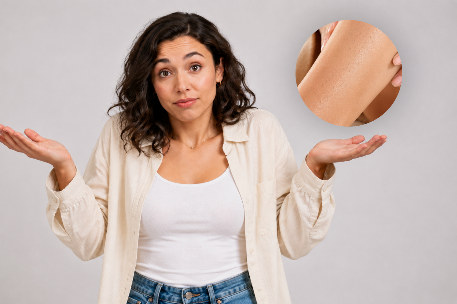 Warum bleiben beim Waxing Haare stehen?