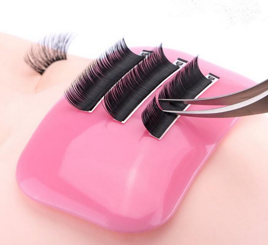 Silikonpad pour extensions de cils – Rose