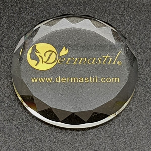 Crystal plate - Gold